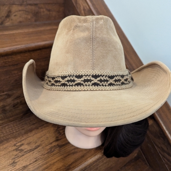 Resistol Vintage Cowboy Hat, Ranchman self conforming Size 7 1/4, suede - Picture 11 of 17